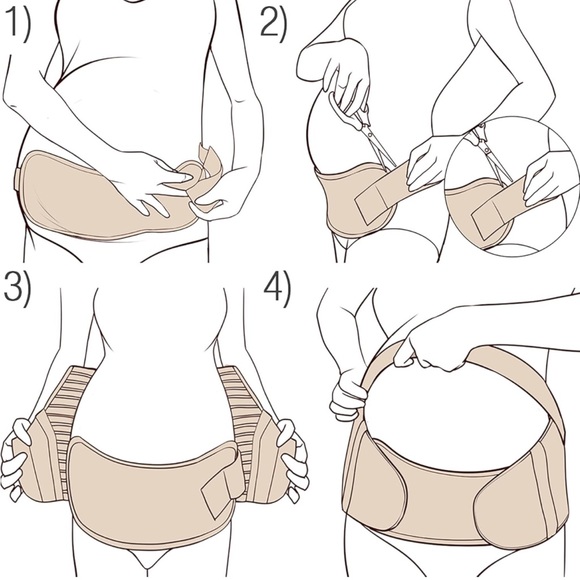 NeoTech Care Pregnancy Support Maternity Belt, Waist/Back/Abdomen Band - Picture 7 of 8